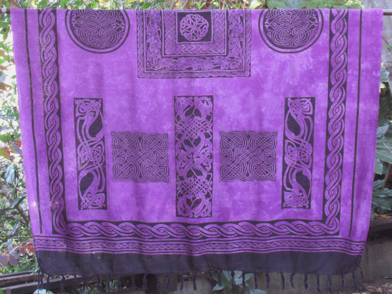 半分に折ったところ