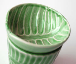 バナナリーフのアロマポット