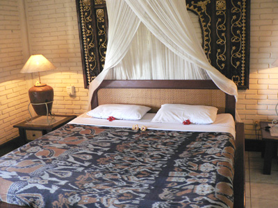 2階のダブルの部屋