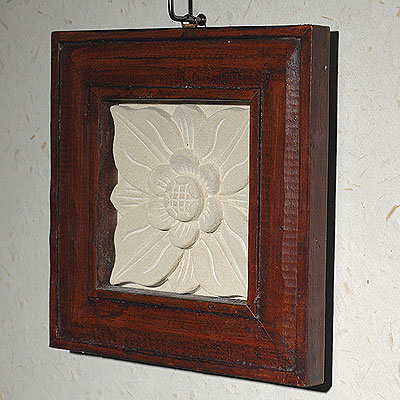 お花のレリーフ20302