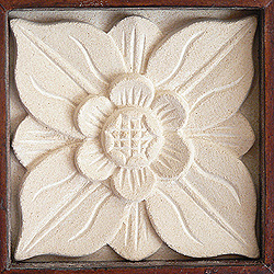 お花のレリーフ20302