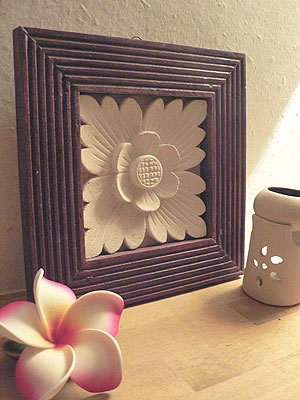 お花のレリーフ20303