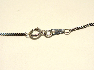 アメジストのデザインネックレス止め金具