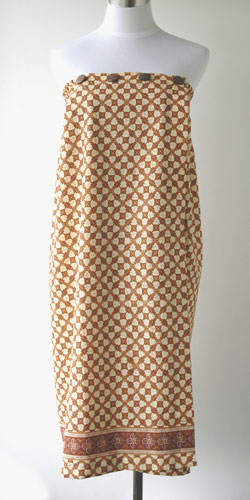 バティック・エステ・ラップガウン30210