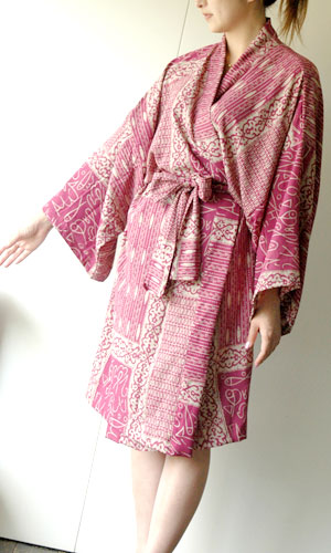 バティック・バスローブ30212モデル