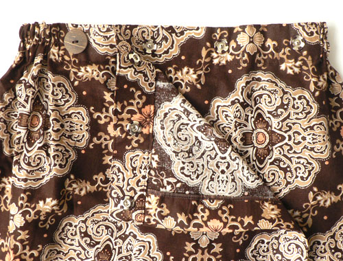 バティック・エステ・ラップガウン30221前あき