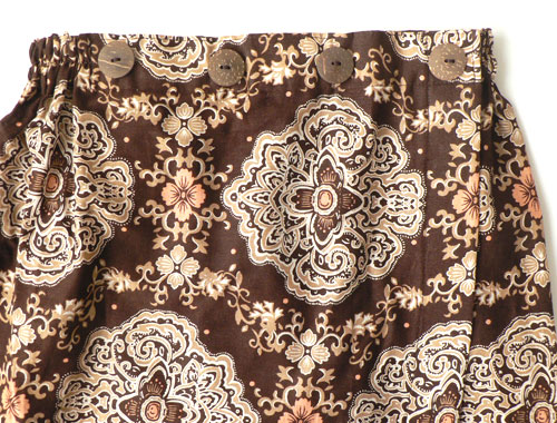 バティック・エステ・ラップガウン30221前あき