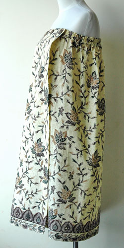 コットン・プリントバティック・エステ・ラップガウン30229横