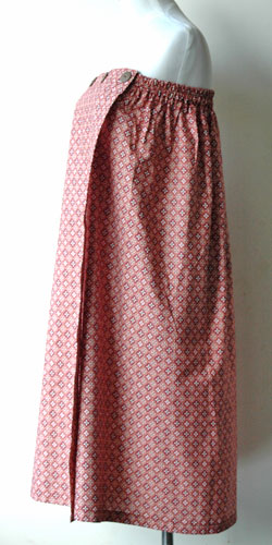 コットン・プリントバティック・エステ・ラップガウン30231横