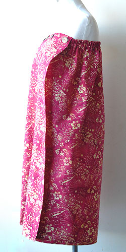 コットン・スタンプバティック・エステ・ラップガウン30253横