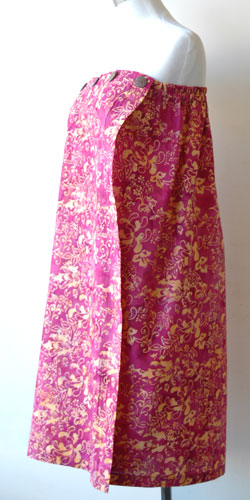 コットン・スタンプバティック・エステ・ラップガウン30256横