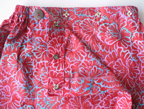 コットン・スタンプバティック・エステ・ラップガウン30262前あき