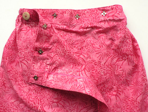 コットン・スタンプバティック・エステ・ラップガウン30265前あき