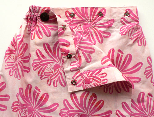 コットン・スタンプバティック・エステ・ラップガウン30266前あき