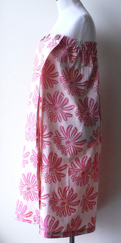 コットン・スタンプバティック・エステ・ラップガウン30266横