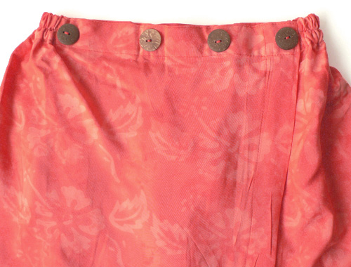 レーヨン・バティック・エステ・ラップガウン30275前あき