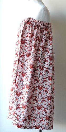 コットン・プリントバティック・エステ・ラップガウン30286横