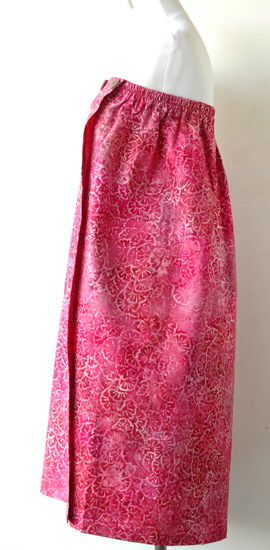 コットン・スタンプバティック・エステ・ラップガウン30309横