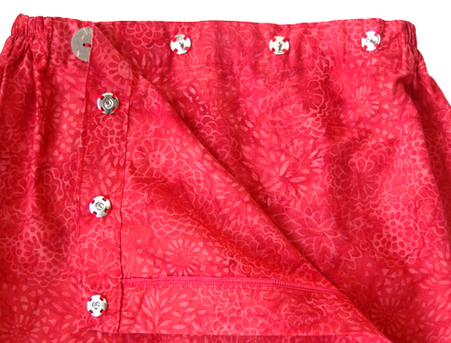 コットン・スタンプバティック・エステ・ラップガウン30312前あき