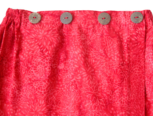 コットン・スタンプバティック・エステ・ラップガウン30312前あき