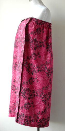 コットン・スタンプバティック・エステ・ラップガウン30313横