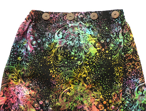 コットン・スタンプバティック・エステ・ラップガウン30315前あき