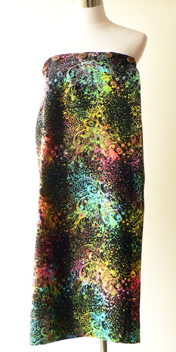 コットン・スタンプバティック・エステ・ラップガウン30315