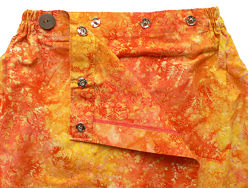 コットン・スタンプバティック・エステ・ラップガウン30318前あき