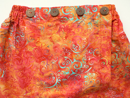 コットン・スタンプバティック・エステ・ラップガウン30319前あき