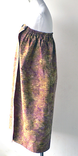 コットン・スタンプバティック・エステ・ラップガウン30320横