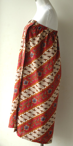 コットン・プリントバティック・エステ・ラップガウン30322B横