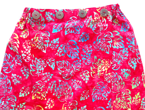 コットン・スタンプバティック・エステ・ラップガウン30330前あき