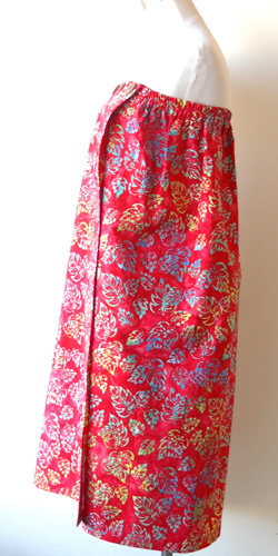 コットン・スタンプバティック・エステ・ラップガウン30330横