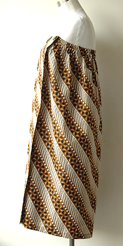 コットン・プリントバティック・エステ・ラップガウン30343横