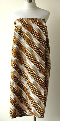 コットン・プリントバティック・エステ・ラップガウン30343