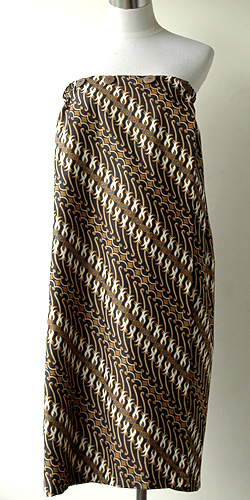 コットン・プリントバティック・エステ・ラップガウン30344