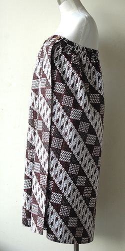 コットン・プリントバティック・エステ・ラップガウン30345横