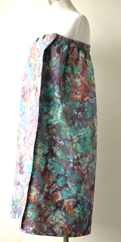 コットン・スタンプバティック・エステ・ラップガウン30351横