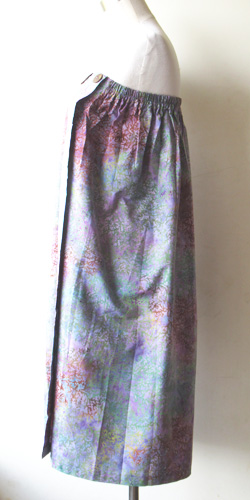 コットン・スタンプバティック・エステ・ラップガウン30368横