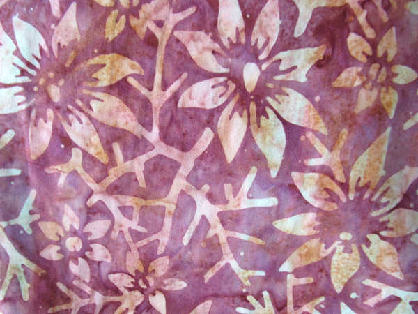 コットンバティック・バスローブ30401柄のアップ