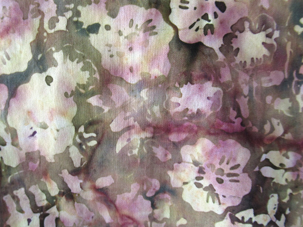 コットンバティック・バスローブ30403柄のアップ