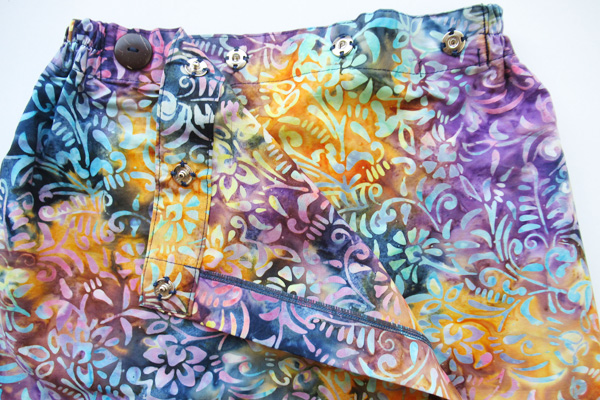 スナップ開きで開閉が楽