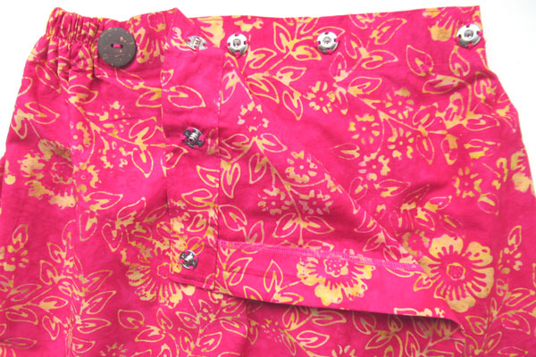 スナップ開きで開閉が楽