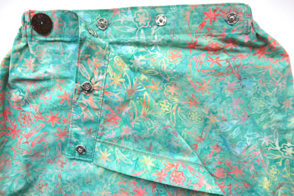 スナップ開きで開閉が楽