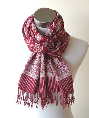 レーヨン・スタンプバティック12107使用スタイル