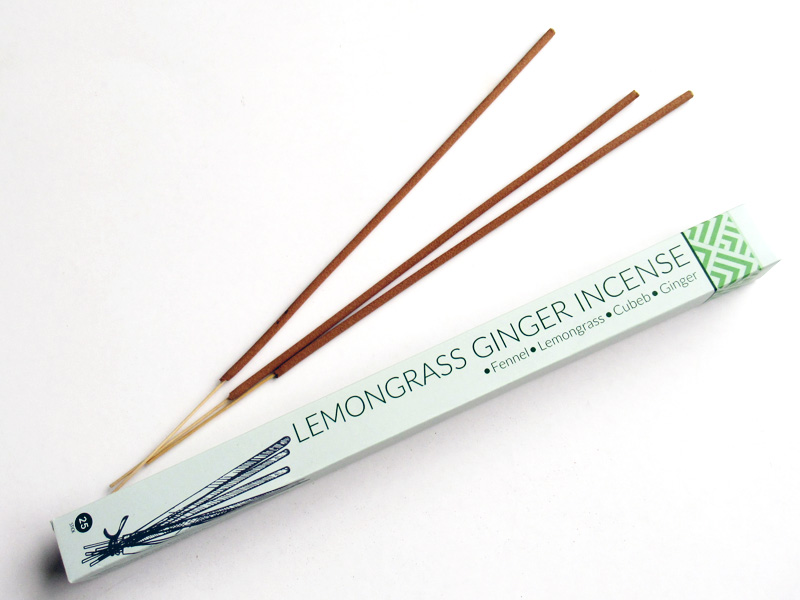 ウタマスパイス・お香 25本入り Lemongrass Ginger レモングラスジンジャー インセンス 16008C